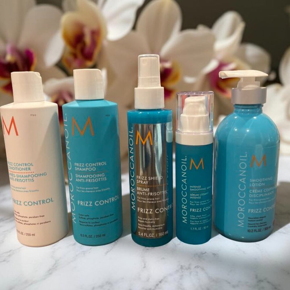 Moroccanoil Frizz Control Shampoo Conditioner Lotion Shield Spray Serum